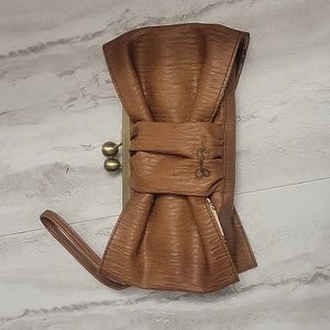 Jessica Simpson Brown Clutch Handbag